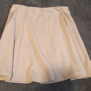 Cream skirt